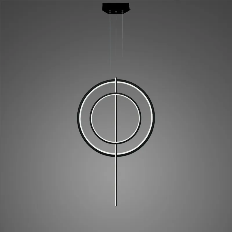Lampa wisząca Linea No.5 60x40 cm czarna 3000K 51W Altavola Design Łatwy zwrot