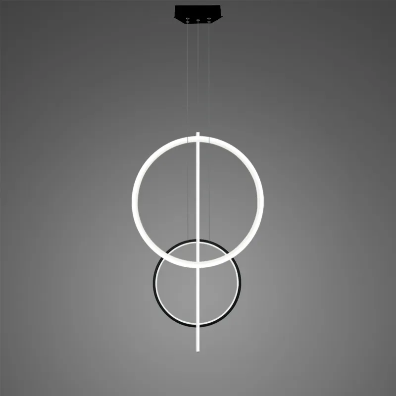 Lampa wisząca Linea No.5 60x40 cm czarno biała 3000K 51W Altavola Design Sprawdź teraz