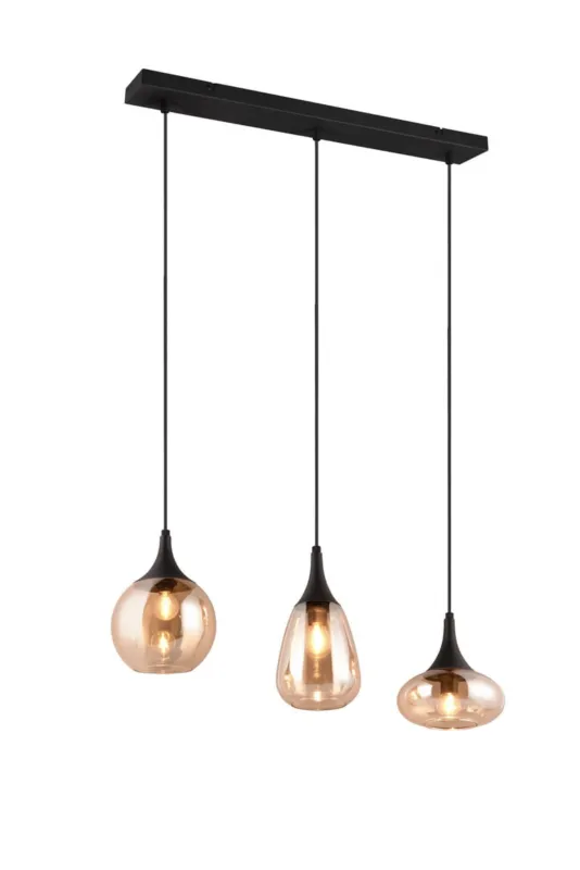 Bezpieczna płatność Lampa wisząca Lumina czarny, inny E14 317000313 - Trio