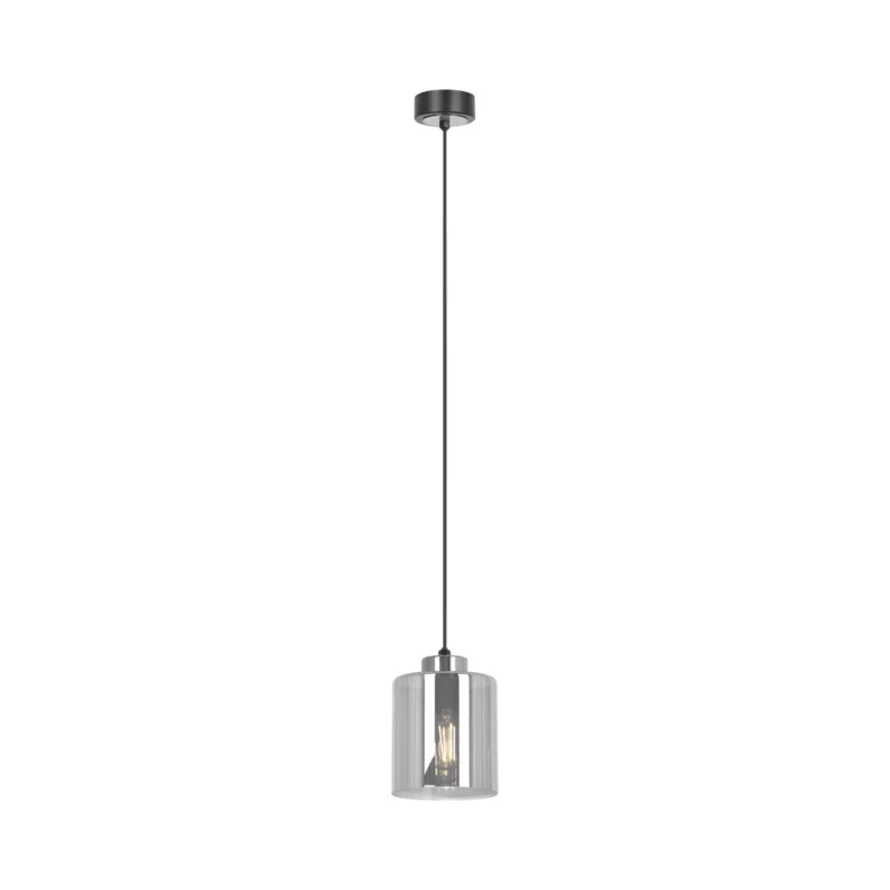 Lampa wisząca LUNA K-5525 Czarny, grafitowy, srebrny 1 źr., E27, 15W LED - Kaja Kup online