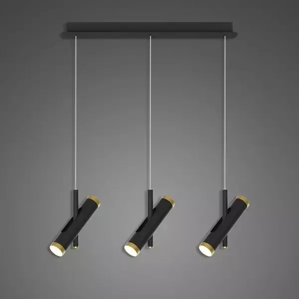 Hit sprzedaży Lampa wisząca Lunette No.4 3W czarna Altavola Design