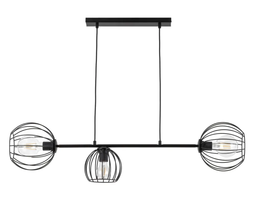 Lampa wisząca MADAM 3xE27 czarna 32370 Sigma Nowość