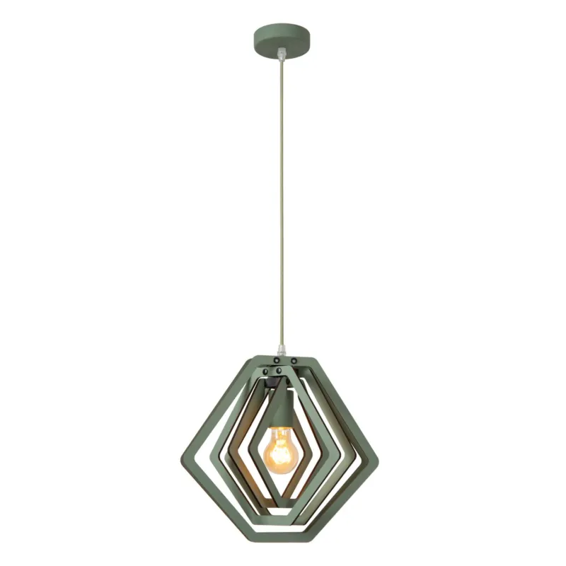 Lampa wisząca Mauro zielony E27 77489/33/33 - Lucide Tylko dziś