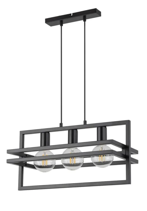 Lampa wisząca Merci 3xE27 czarna 32394 Sigma Sprawdź teraz