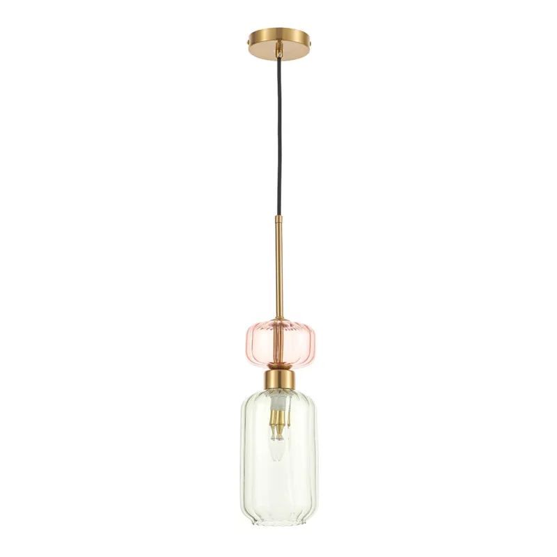 Bezpieczne zakupy Lampa wisząca Molly ML1824 złoty E14 - Milagro