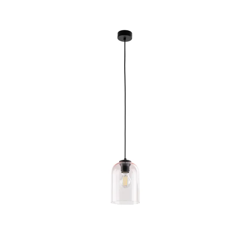 Lampa wisząca Molly Pink Czarny 1x E27 - TK Lighting Kup teraz