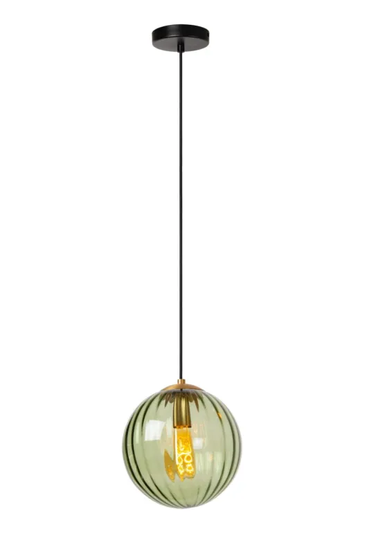 Zamów teraz Lampa wisząca Monsaraz zielony, czarny E27 45493/30/33 - Lucide