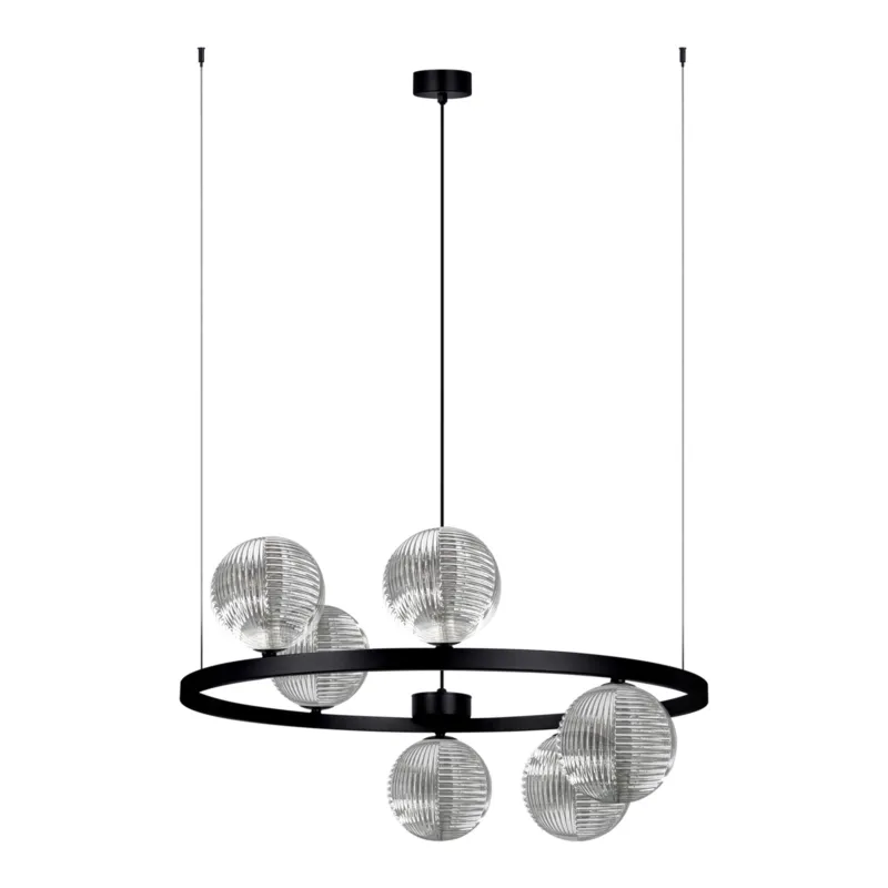 Lampa wisząca MONZA K-5703 Grafitowy, czarny 6 źr., G9, 10W LED - Kaja Oferta