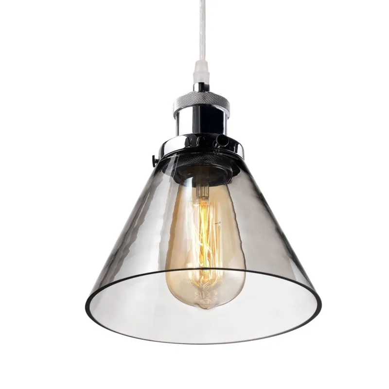 Lampa wisząca New York Loft chrom, dymny 18 cm - Altavola Zamów dziś