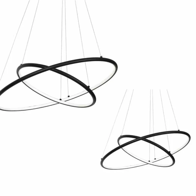 Dodaj do koszyka Lampa Wisząca Orion Black 53W Led Milagro