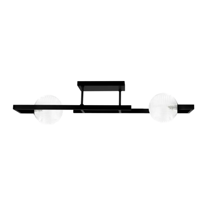 Lampa wisząca PARMA K-5760 Transparentny, czarny 2 źr., G9, 10W LED - Kaja Super okazja