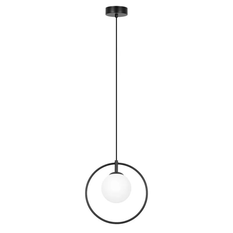 Lampa wisząca PARVA K-3837 Czarny, biały 1 źr., E14, 10W LED - Kaja Ostatnie sztuki