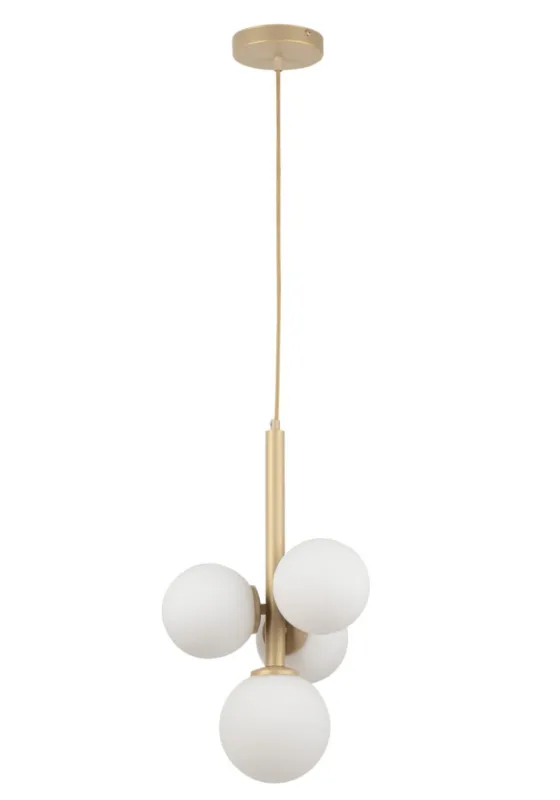 Lampa wisząca PERLA 4xG9 beżowo-złota 33606 Sigma Ekspresowa dostawa