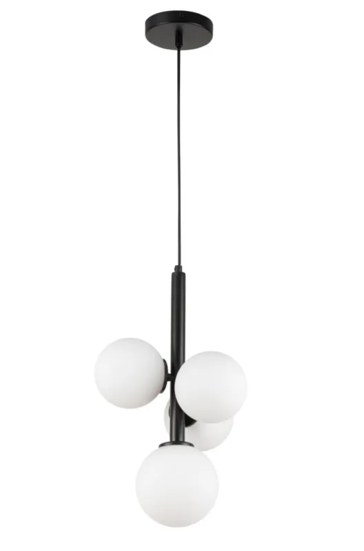 Oferta limitowana Lampa wisząca PERLA 4xG9 czarna 33487 Sigma