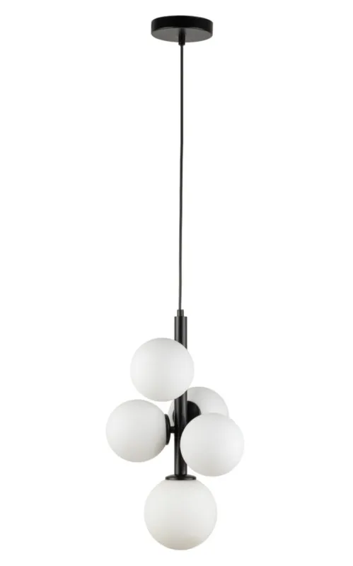 Lampa wisząca PERLA 5xG9 czarna 33488 Sigma Dostępne od ręki