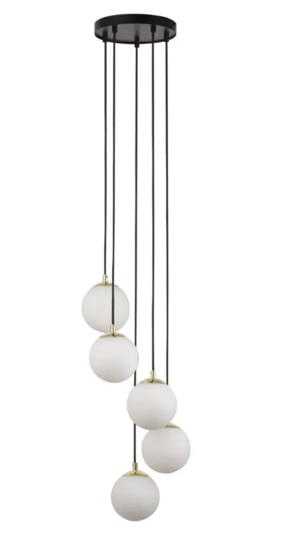 Lampa wisząca PIANO 5xG9 czarna 33659 Sigma Taniej