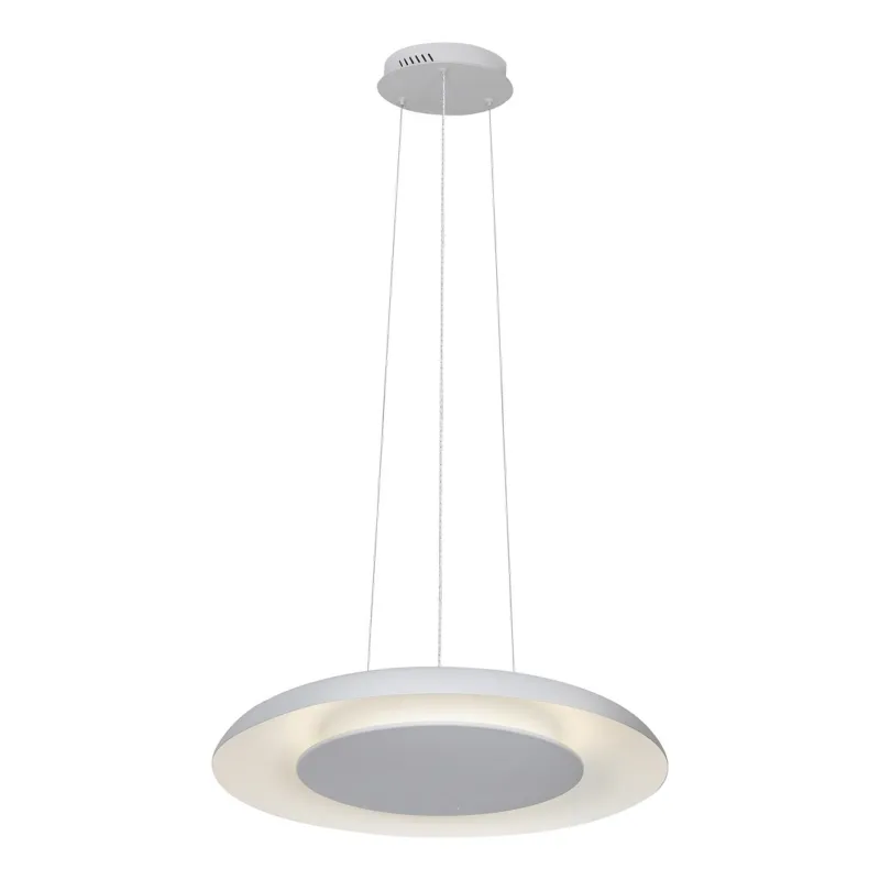 Promocja Lampa wisząca Piattino ML1813 biały E14 - Milagro