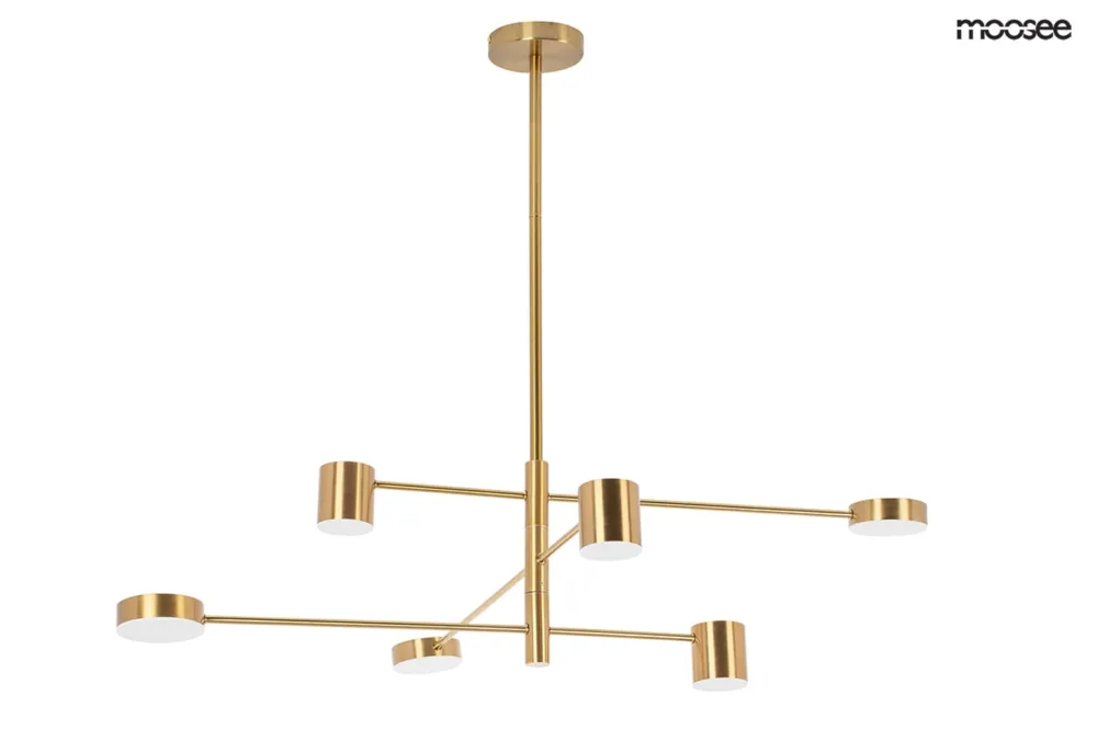 Wyjątkowa oferta Lampa wisząca PIAZETTA złota – Moosee