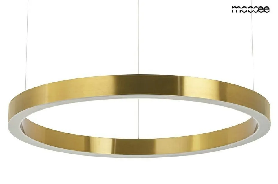 Szybka wysyłka Lampa wisząca RING 80 złota – Moosee