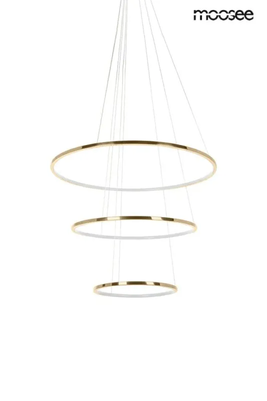 Dodaj do koszyka Lampa wisząca RING SLIM S złota – Moosee