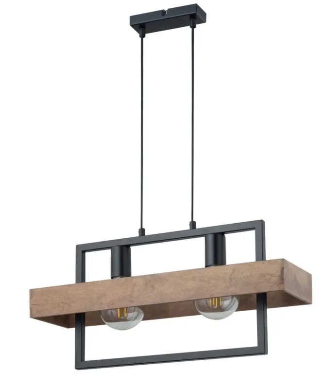 Lampa wisząca ROBIN 2xE27 czarna 32216 Sigma Kup online