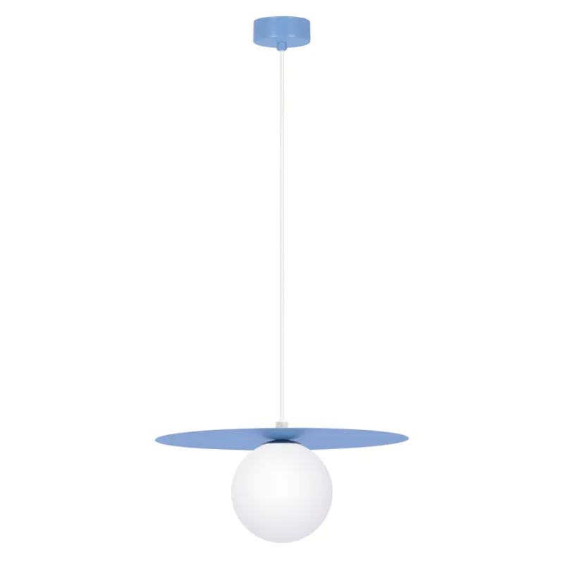 Nie przegap Lampa wisząca ROBIN K-5446 Niebieski, biały 1 źr., G9, 10W LED - Kaja