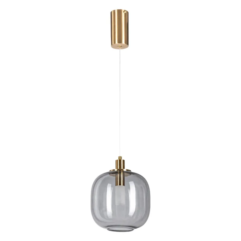 Lampa wisząca Polar 19 cm 6W szara złota Altavola Design Hit cenowy