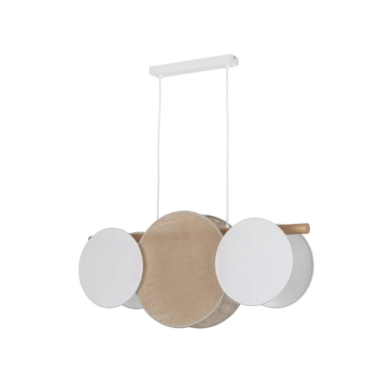 Lampa wisząca Pulse Biały, Sosna 3x E27 - TK Lighting Nowy