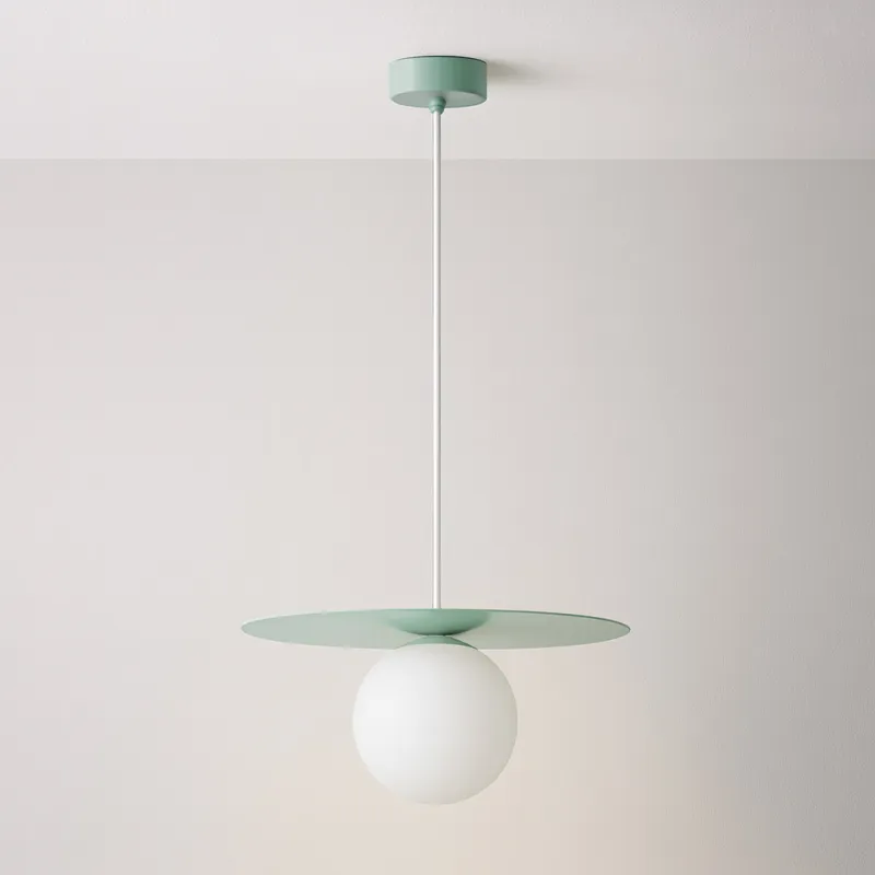 Wybór klientów Lampa wisząca ROBIN K-5451 Miętowy, biały 1 źr., G9, 10W LED - Kaja