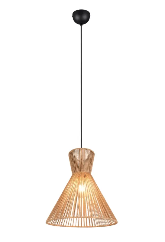 Ekspresowa dostawa Lampa wisząca Rosalie czarny, brązowy i odcienie brązu E27 R36191036 - RL