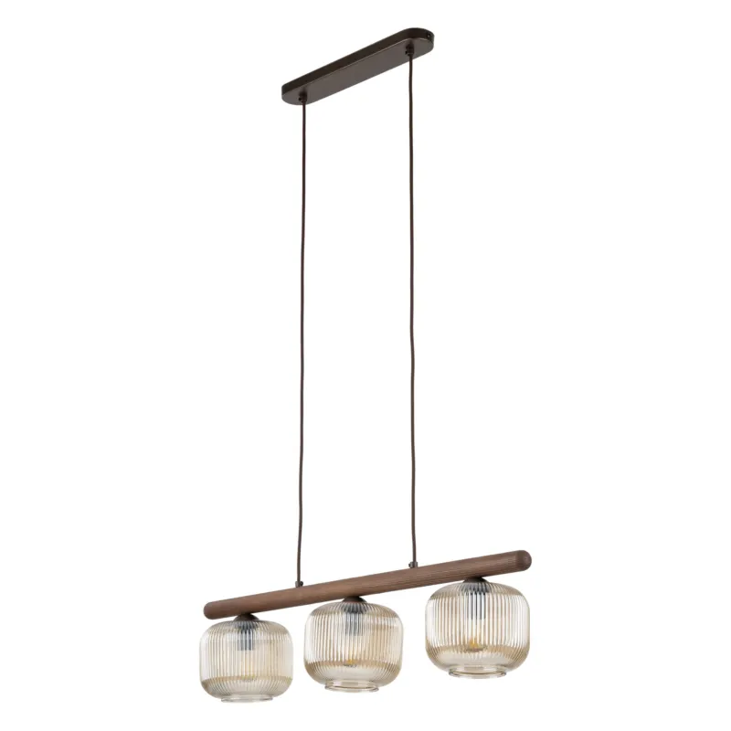 Wyprzedaż Lampa wisząca Salvia Brown 3x E14 - TK Lighting