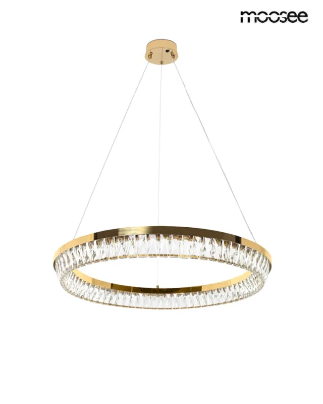 Wyprzedaż Lampa wisząca SAVOY 80 złota – Moosee