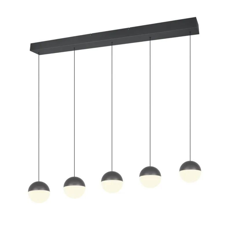 Lampa wisząca Senta czarny i odcienie czerni LED zintegrowany R33555142 - RL Premium