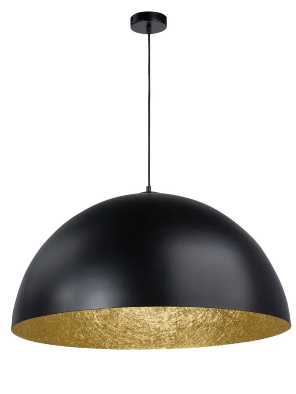 Lampa wisząca Sfera 50 Czarny/złoty E27 - Sigma Taniej