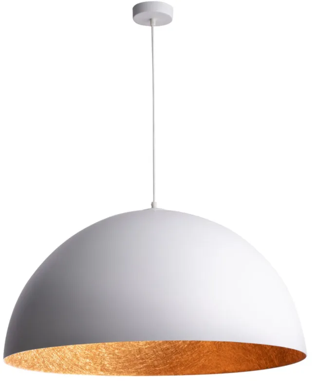 Lampa wisząca Sfera 70 Biały/miedź E27 - Sigma Oferta