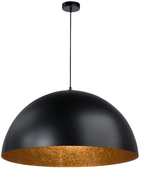 Rabat Lampa wisząca Sfera 70 Czarny/miedź E27 - Sigma