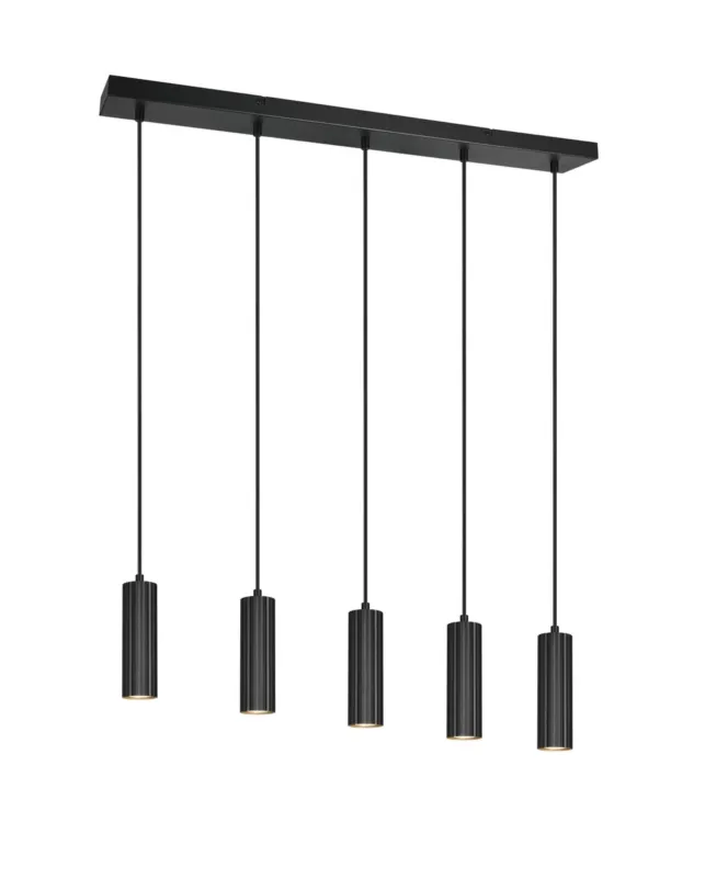Wyjątkowa oferta Lampa wisząca Soka czarny GU10 367700532 - Trio