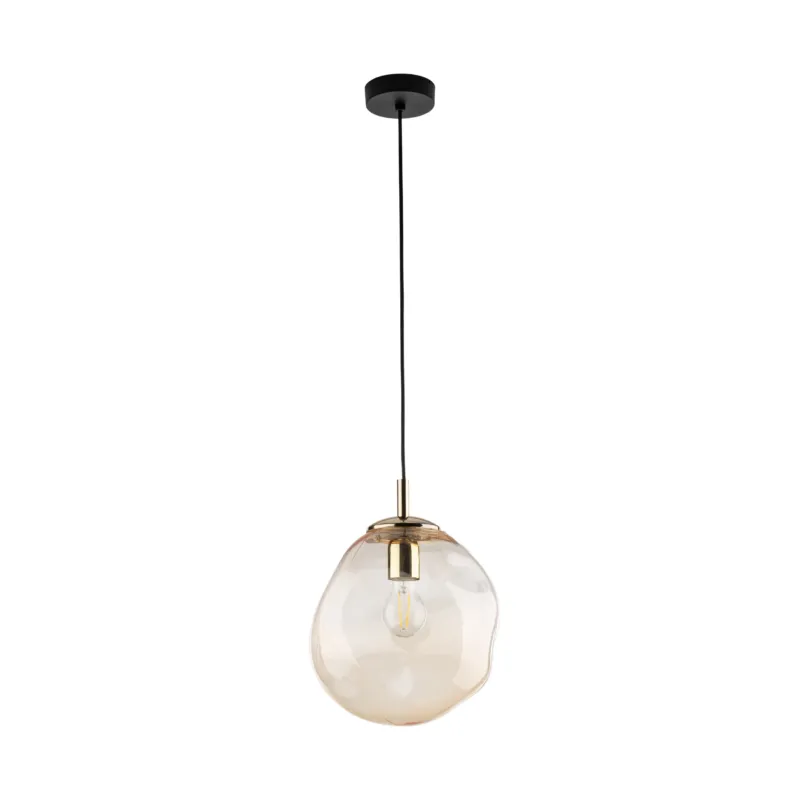 Bezpieczna płatność Lampa wisząca Sol Mini New Czarny, Złoty 1x E27 - TK Lighting