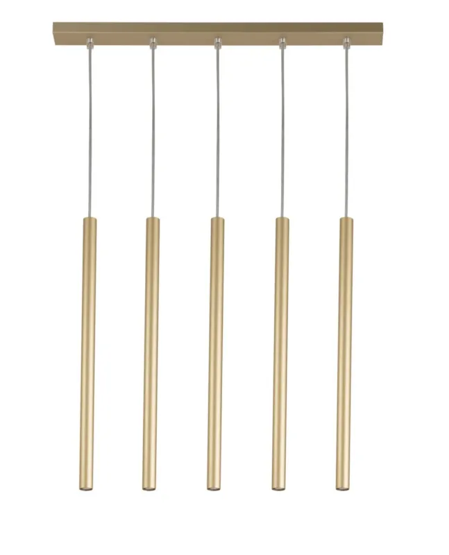 Oferta Lampa wisząca Sopel 5 Prosty Złoty G9 - Sigma
