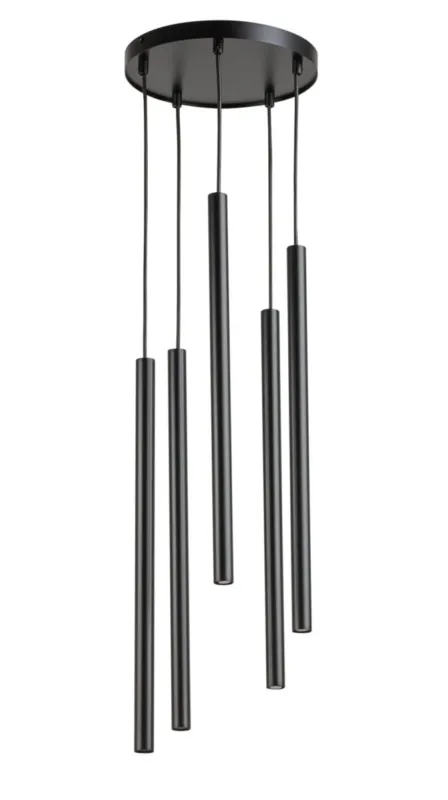 Zamów dziś Lampa wisząca SOPEL 5xG9 koło czarna 33625 Sigma
