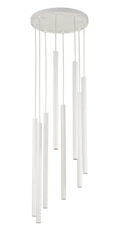 Nie przegap Lampa wisząca SOPEL 8xG9 koło biała 33629 Sigma