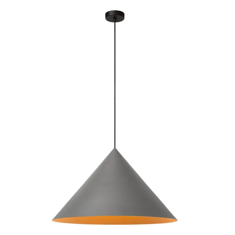 Lampa wisząca Spitze szary i odcienie szarości E27 21440/60/36 - Lucide Tylko do końca tygodnia