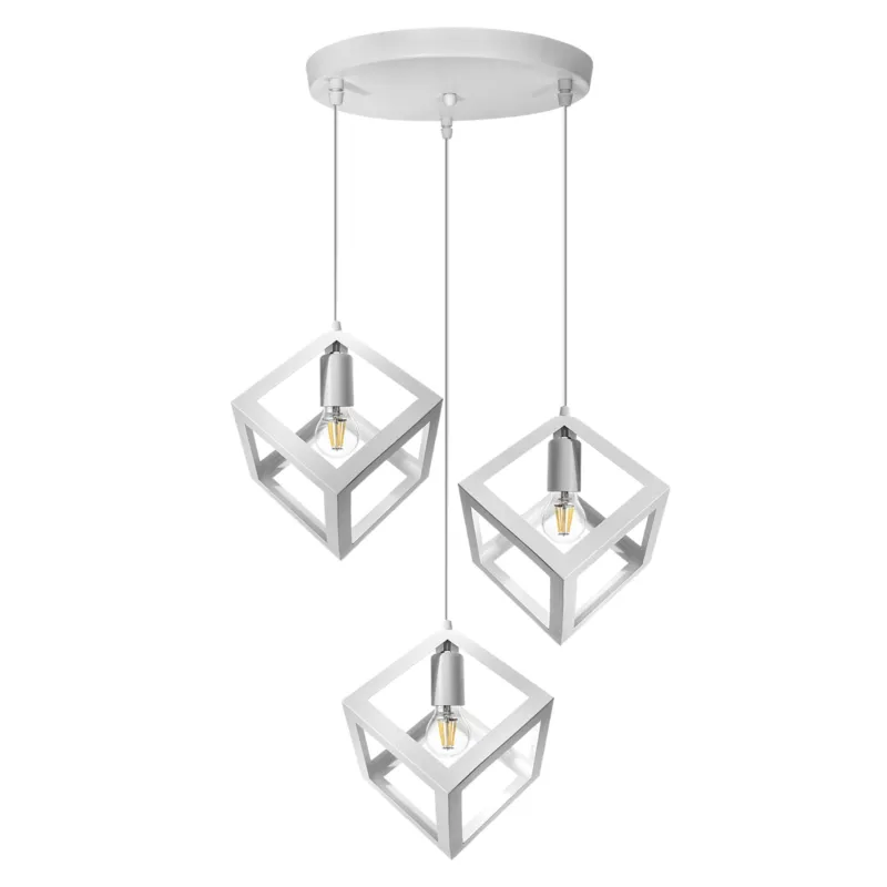 Lampa Loft Sweden Mocowanie Okrągłe Biały 60W - DomenoLED Nowość