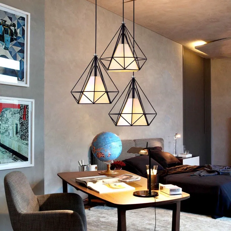 Bezpieczna płatność Loft Czarny Biały Klosz 60W - DomenoLED