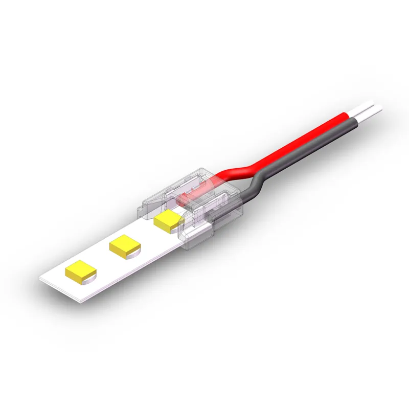 Złączka Zatrzaskowa Smd/cob Typ Prosty 2pin 8mm 4a + Kabel 15cm – Eko-Light Nowy