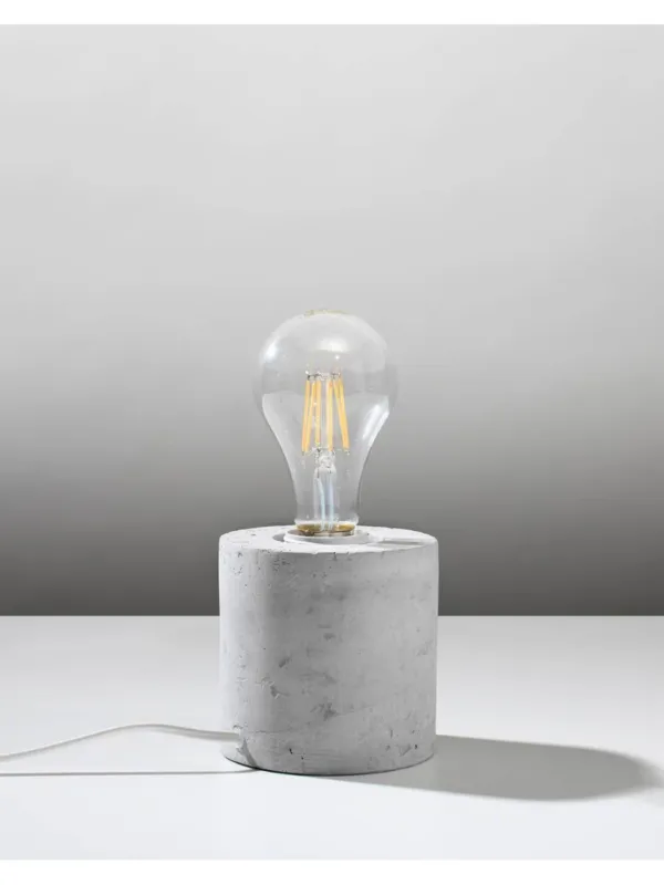 Lampa biurkowa SALGADO beton Ograniczona ilość