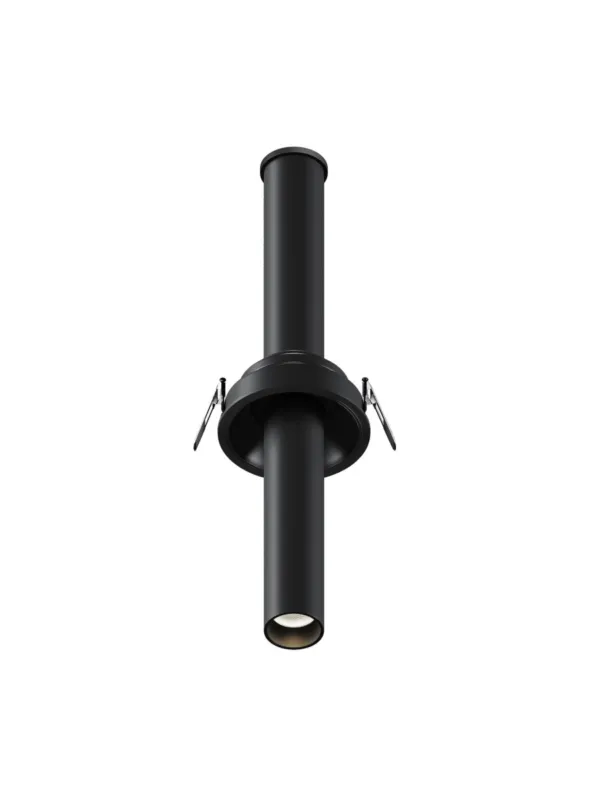 Oprawa sufitowa wpuszczana LED Focus T – wysuwana tuba 30 cm, regulowana, okrągła, 7W, 3000K, kąt 36°, czarna Darmowy zwrot
