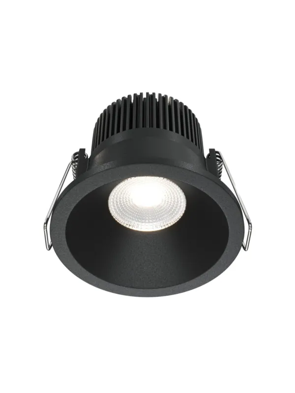 Do wyczerpania zapasów Oprawa wpuszczana LED Zoom (oczko łazienkowe) – okrągła, głęboka, 6W, 4000K, kąt 60°, IP65, czarna