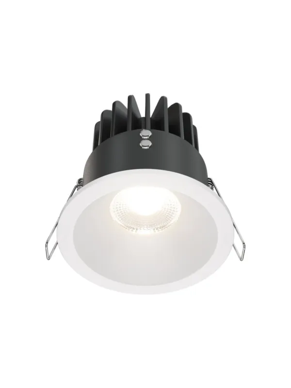 Super okazja Oprawa wpuszczana LED Zoom (oczko łazienkowe) – okrągła, głęboka, 12W, 4000K, kąt 60°, ściemnialna, IP65, biała