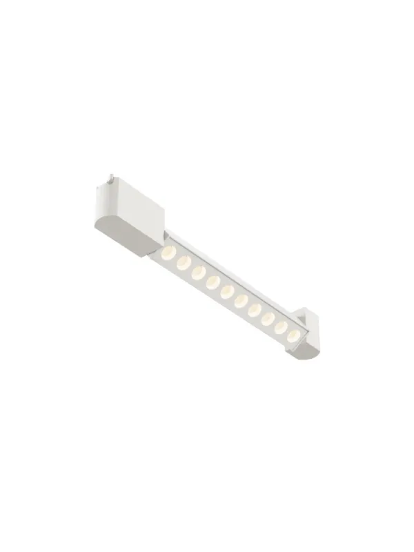 Darmowy zwrot Lampa liniowa z oczkami 30° na szynę 1F Maytoni - LED 3000K 620lm - biały multispot do korytarza Points Rot 33cm